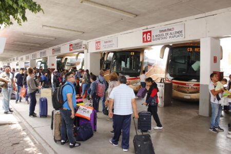 Terminal de autobuses en Guanajuato