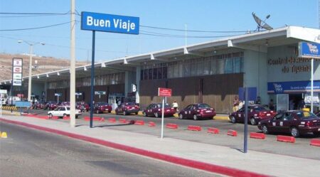 Terminal de autobuses en Tijuana (B.C)